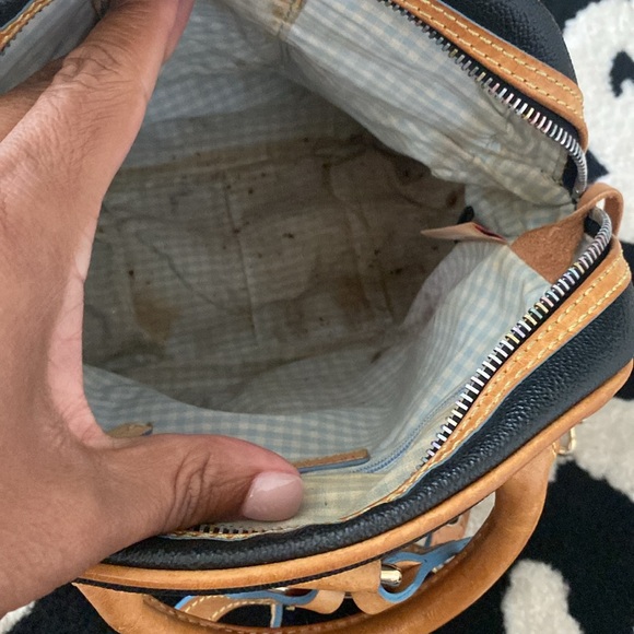 Dooney & Bourke Y2K Limited Edition Lindsay Lohan Black Bowler Bag Backpack - Picture 14 of 14